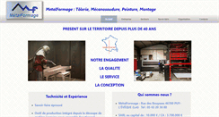 Desktop Screenshot of metalformage.fr